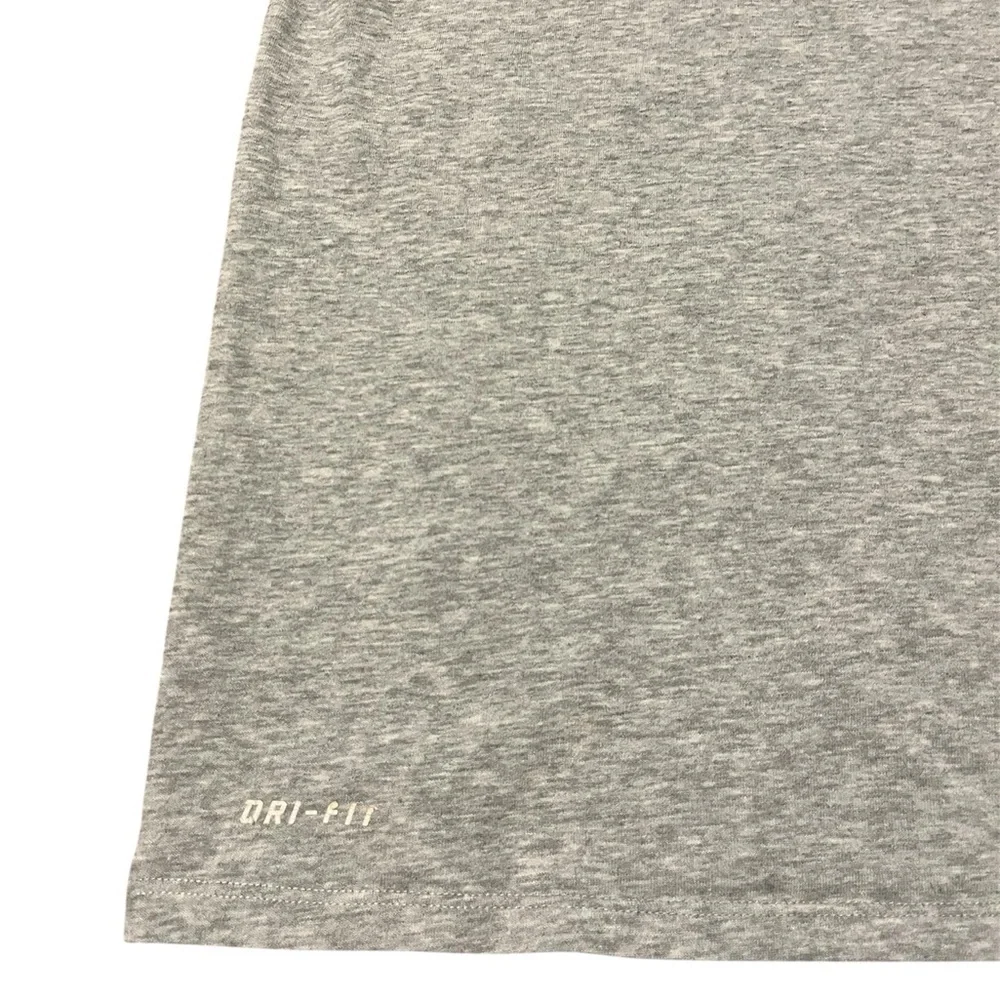 Nike Mens The Nike Tee Dri-Fit T Shirt With Black Green Logo